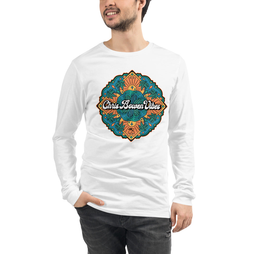 Waves Mandala - Unisex Long Sleeve Tee