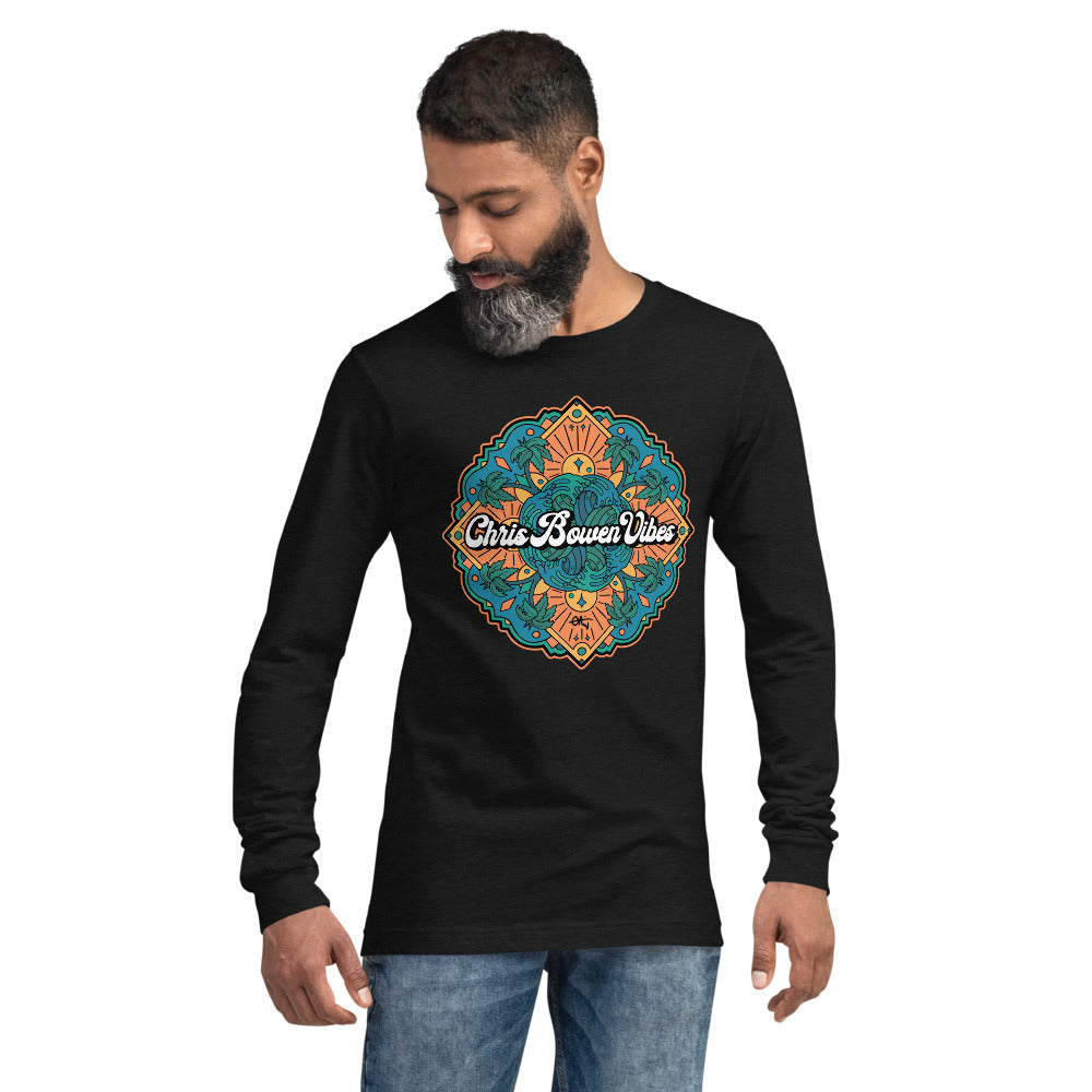 Waves Mandala - Unisex Long Sleeve Tee