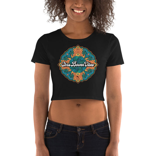 Waves Mandala - Women’s Crop Tee