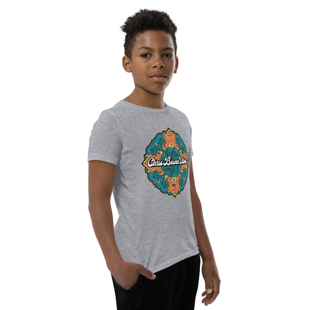 Youth - Waves Mandala - Short Sleeve T-Shirt